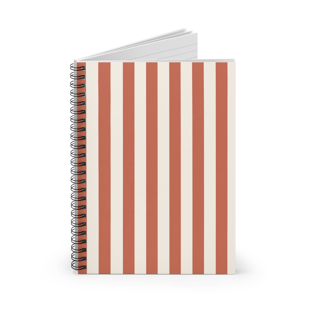 Positano Clay: Striped Spiral Notebook