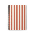 Positano Clay: Striped Spiral Notebook