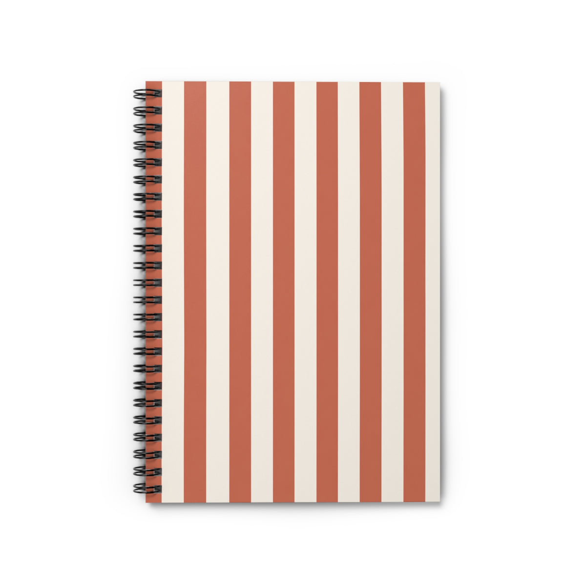 Positano Clay: Striped Spiral Notebook