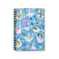 Goose Parade Spiral Ruled Notebook