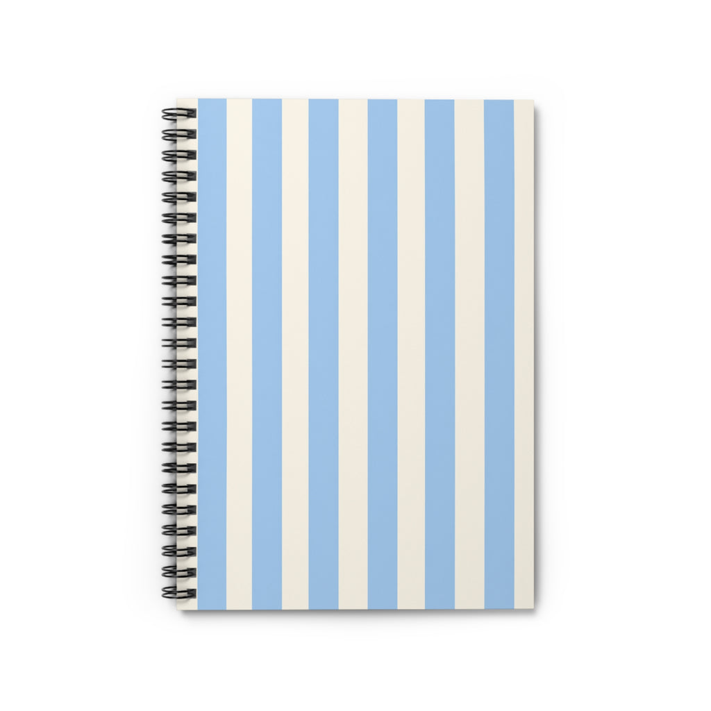 Amalfi Striped Spiral Notebook