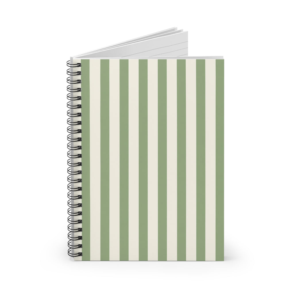 Amalfi Striped Spiral Notebook