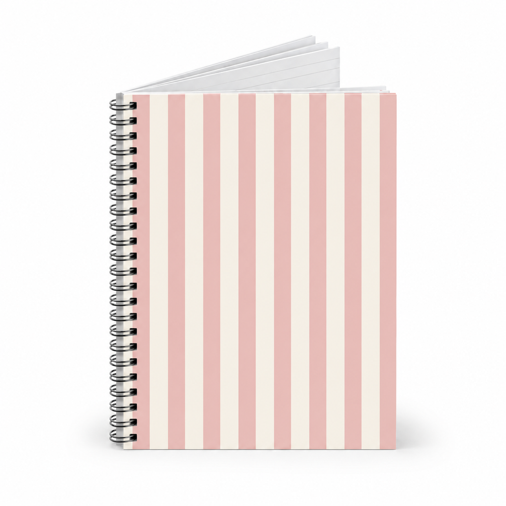 Amalfi Striped Spiral Notebook